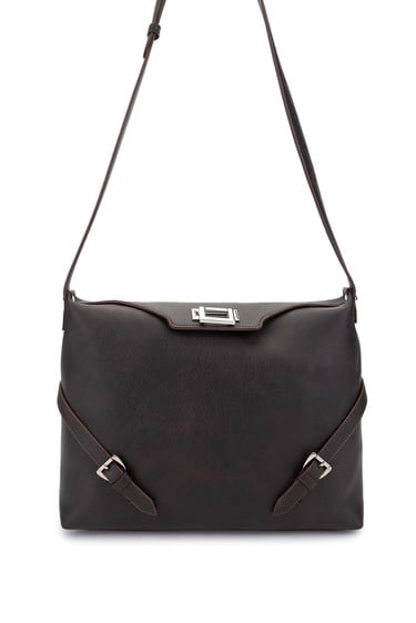  Tamer Tanca Kadın Vegan Kahverengi Omuz Çanta