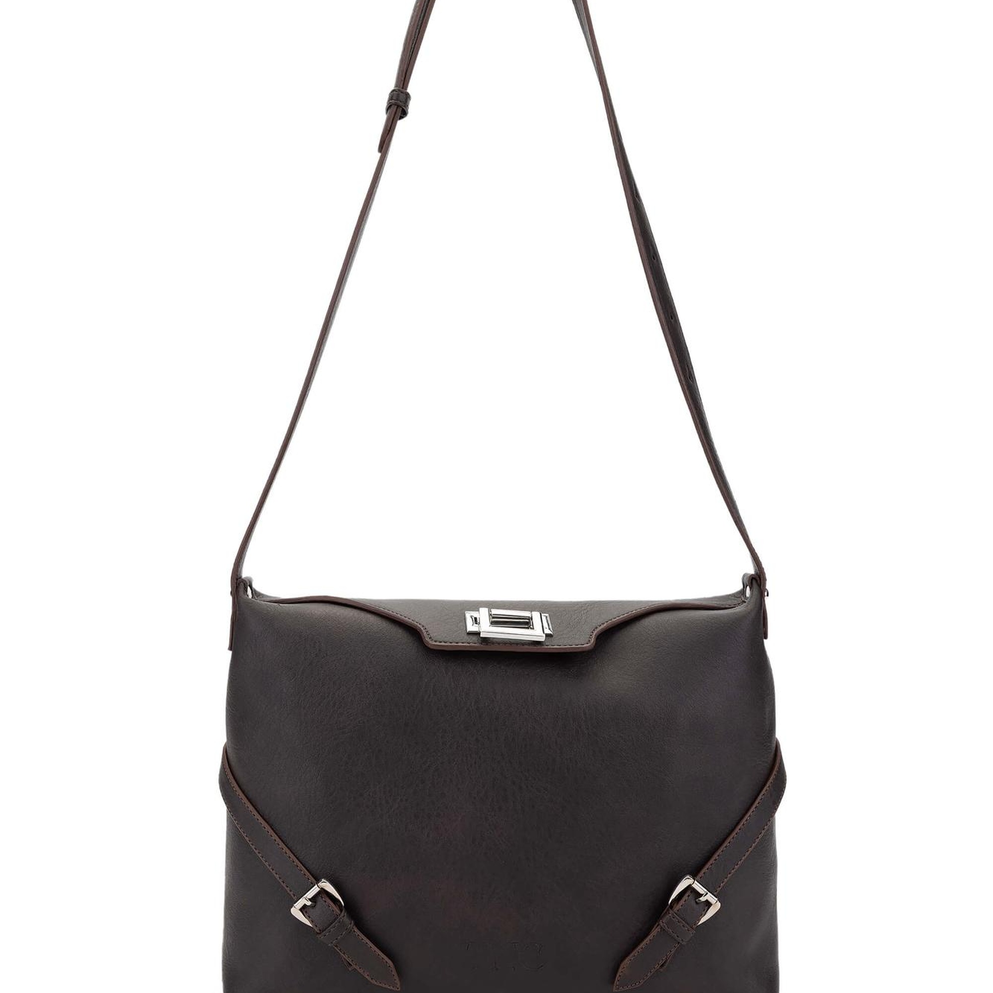 Tamer Tanca Kadın Vegan Kahverengi Omuz Çanta