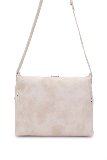  Tamer Tanca Kadın Vegan Bej Omuz Çanta