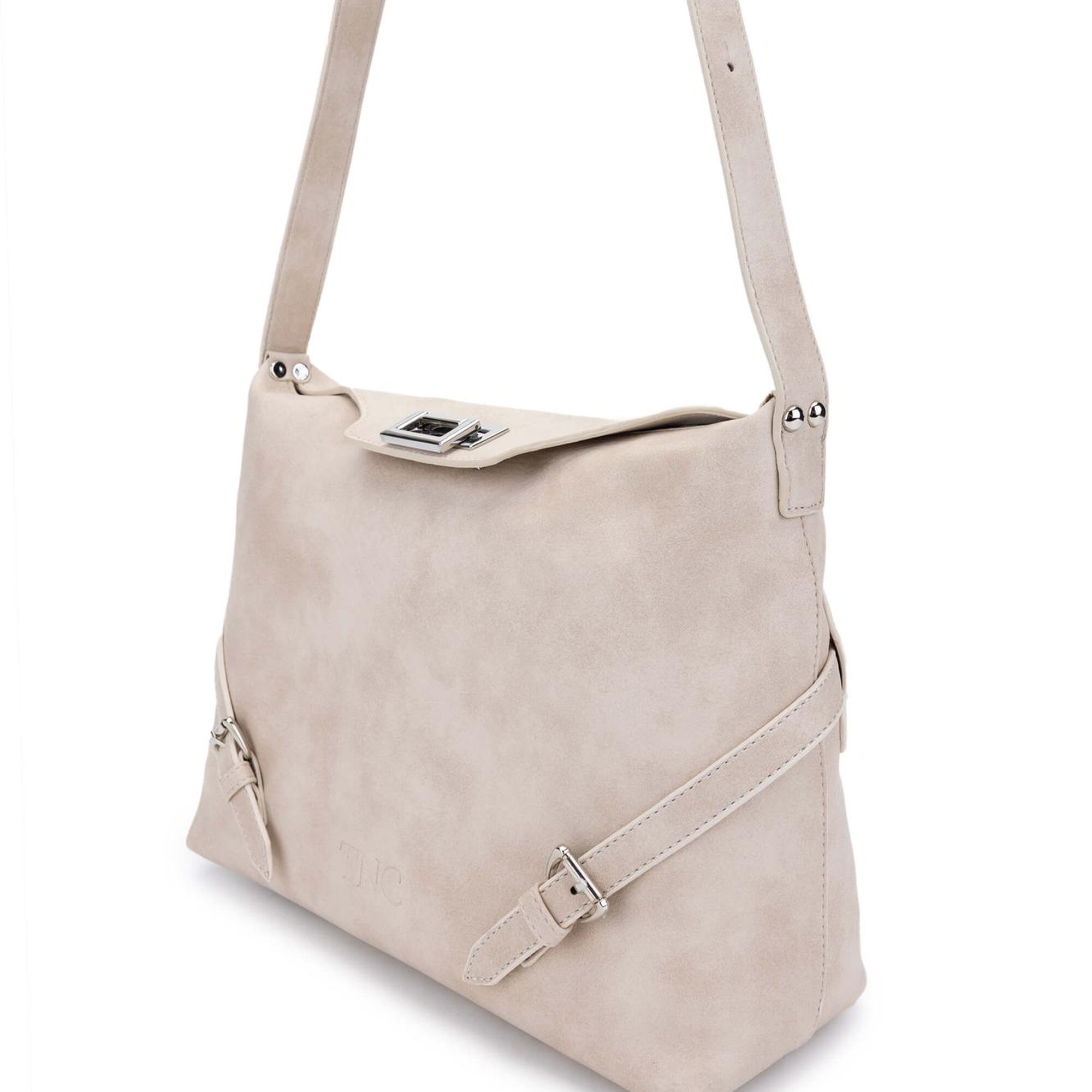 Tamer Tanca Kadın Vegan Bej Omuz Çanta