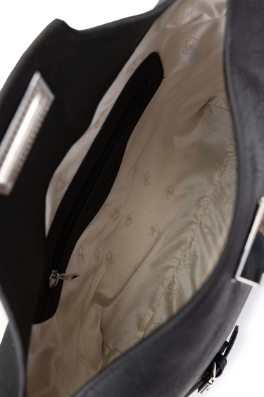  Tamer Tanca Kadın Vegan Siyah Omuz Çanta