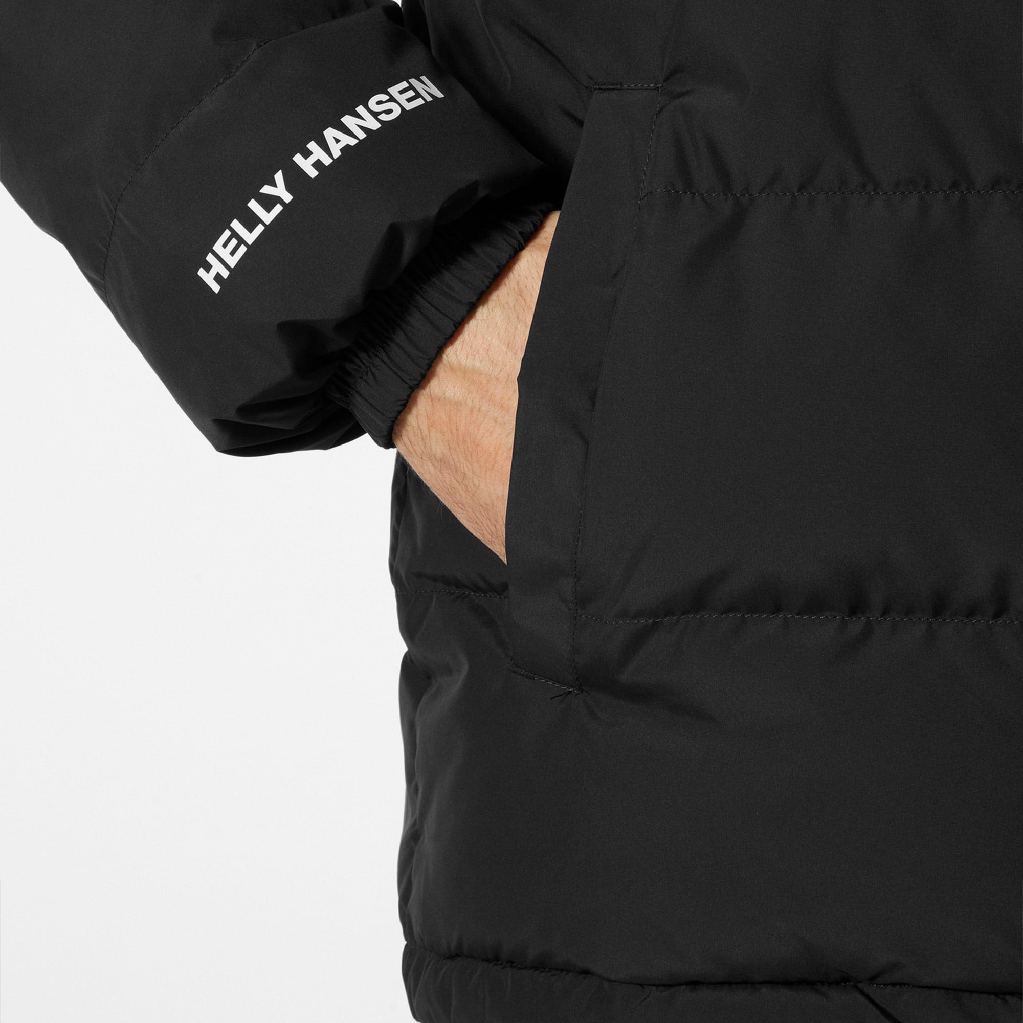 Helly Hansen 23 Reversible Puffer Erkek Siyah Mont