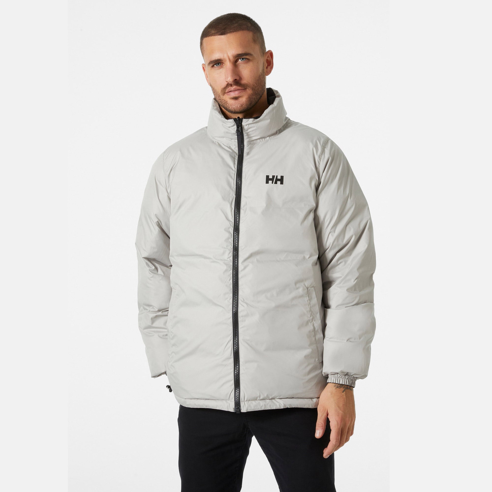 Helly Hansen 23 Reversible Puffer Erkek Siyah Mont