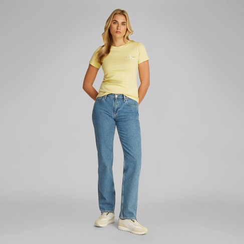  Calvin Klein 2'li Monologo Slim Kadın Renkli T-Shirt