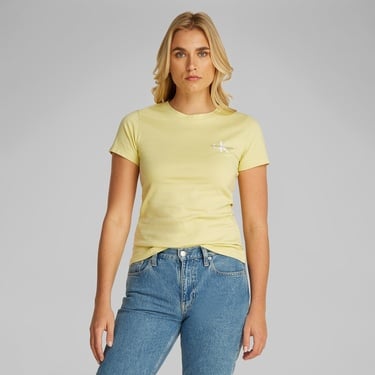  Calvin Klein 2'li Monologo Slim Kadın Renkli T-Shirt