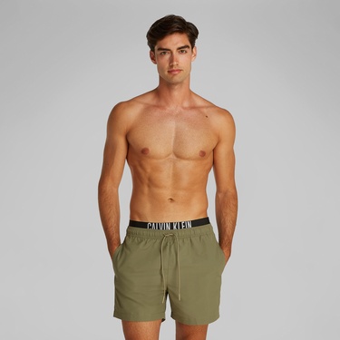  Calvin Klein Medium Double Wb Erkek Yeşil Mayo