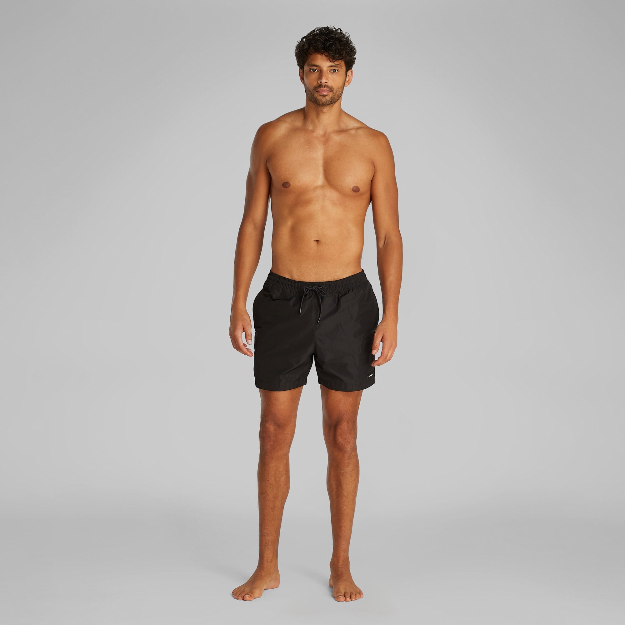 Calvin Klein Medium Drawstring Erkek Siyah Mayo