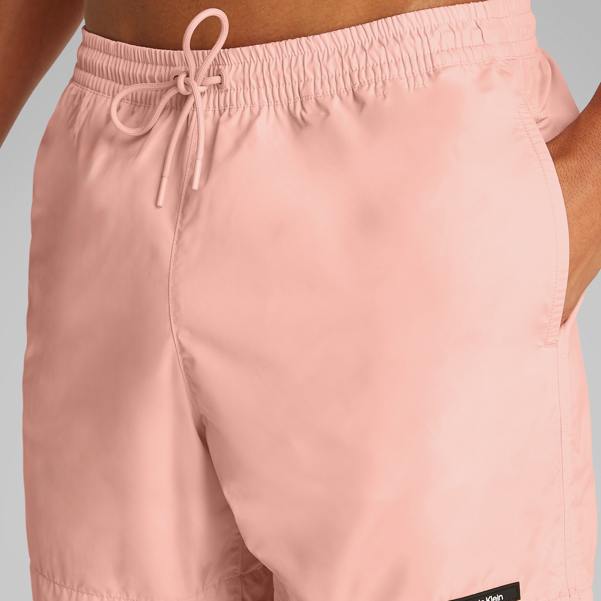 Calvin Klein Medium Drawstring Erkek Açık Pembe Mayo