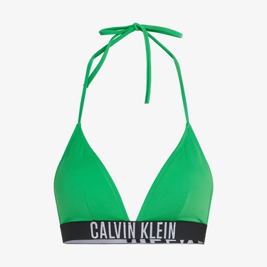  Calvin Klein Üçgen Kadın Yeşil Bikini Üstü