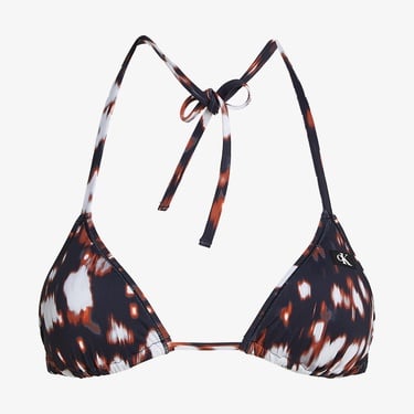  Calvin Klein Üçgen Kadın Siyah Bikini Üstü
