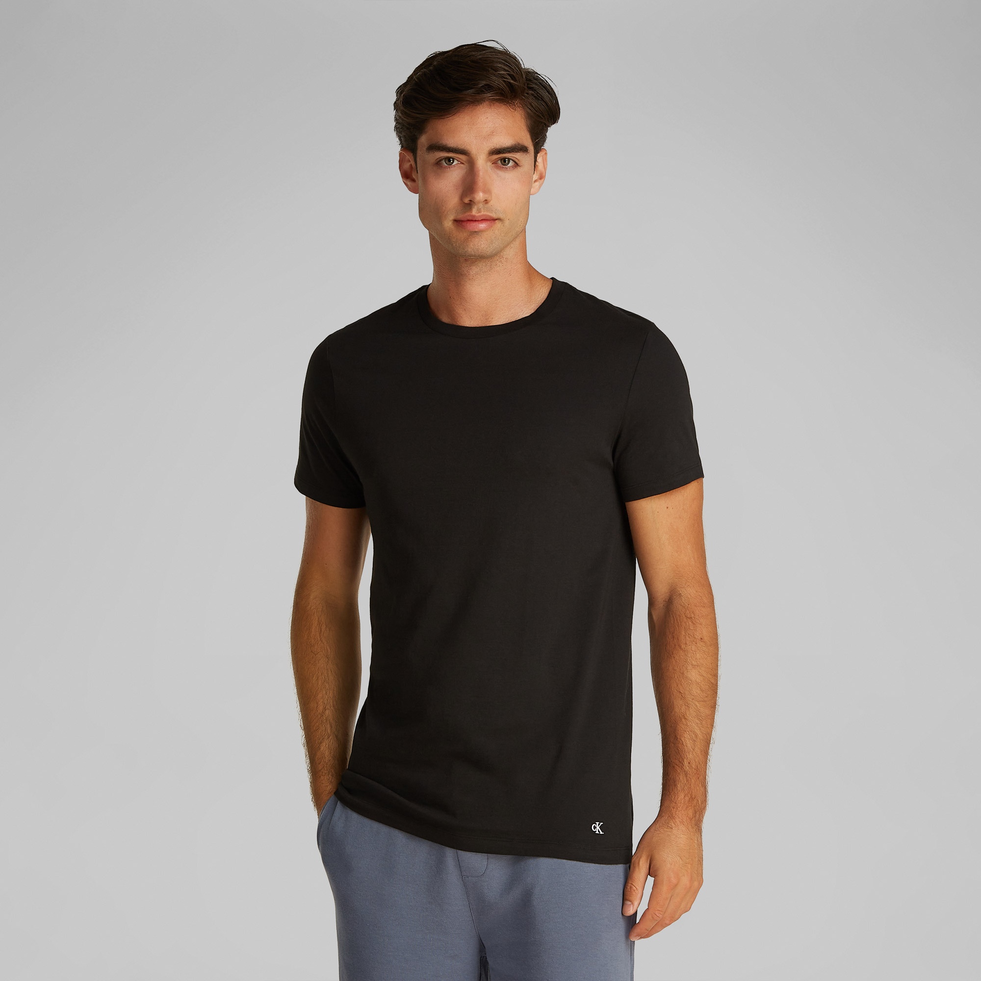 Calvin Klein Crew 3'lü Erkek Renkli T-Shirt