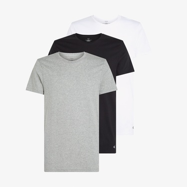  Calvin Klein Crew 3'lü Erkek Renkli T-Shirt