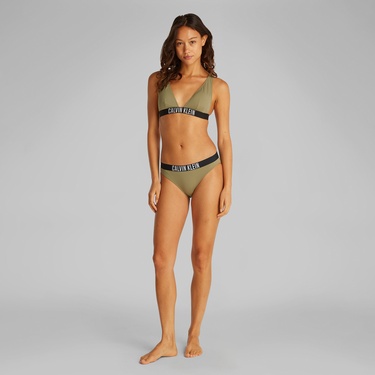  Calvin Klein Kadın Yeşil Bikini Altı