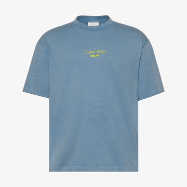  Calvin Klein Erkek Mavi T-Shirt