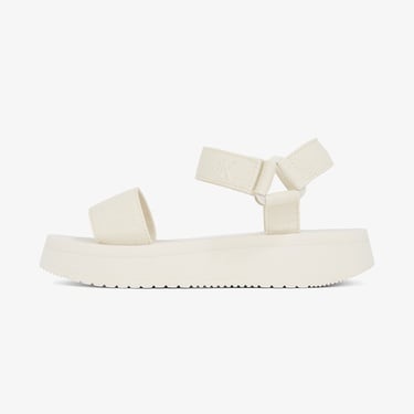  Calvin Klein Kadın Krem Sandalet