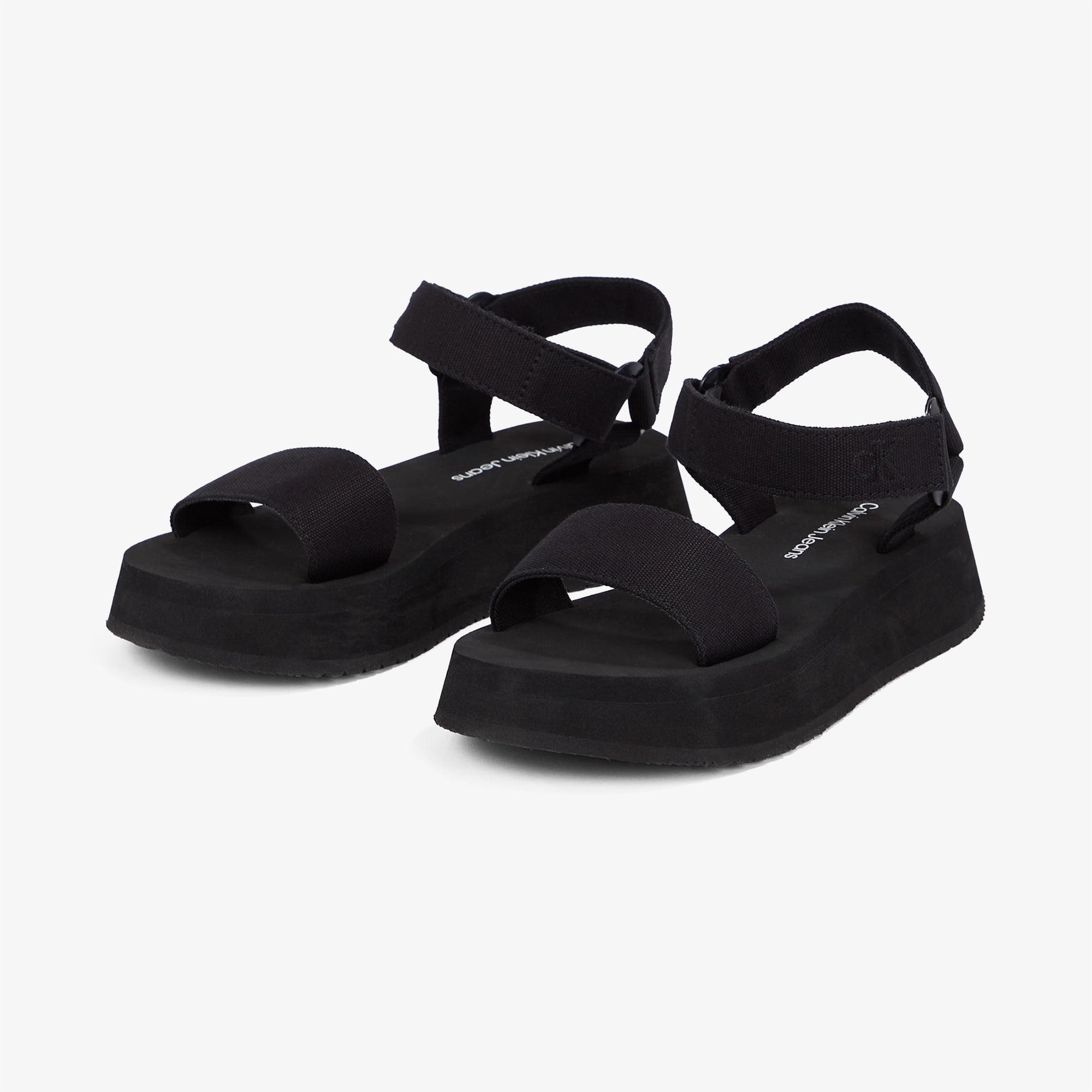 Calvin Klein Velcro Webbing Kadın Siyah Sandalet