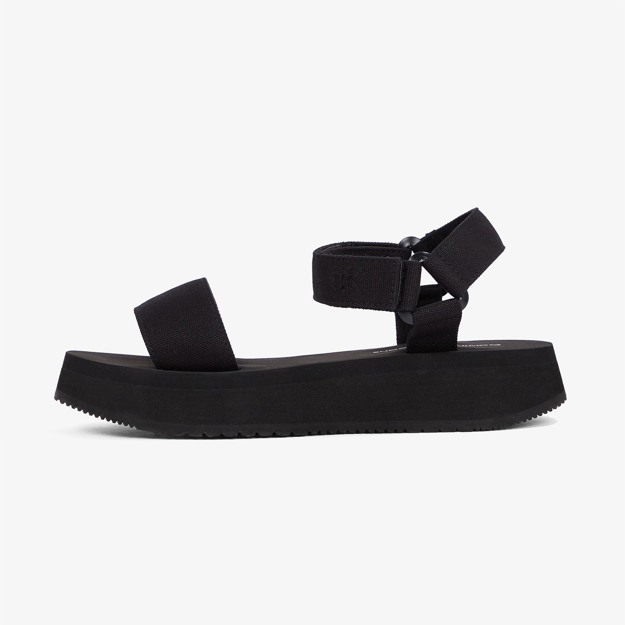 Calvin Klein Velcro Webbing Kadın Siyah Sandalet