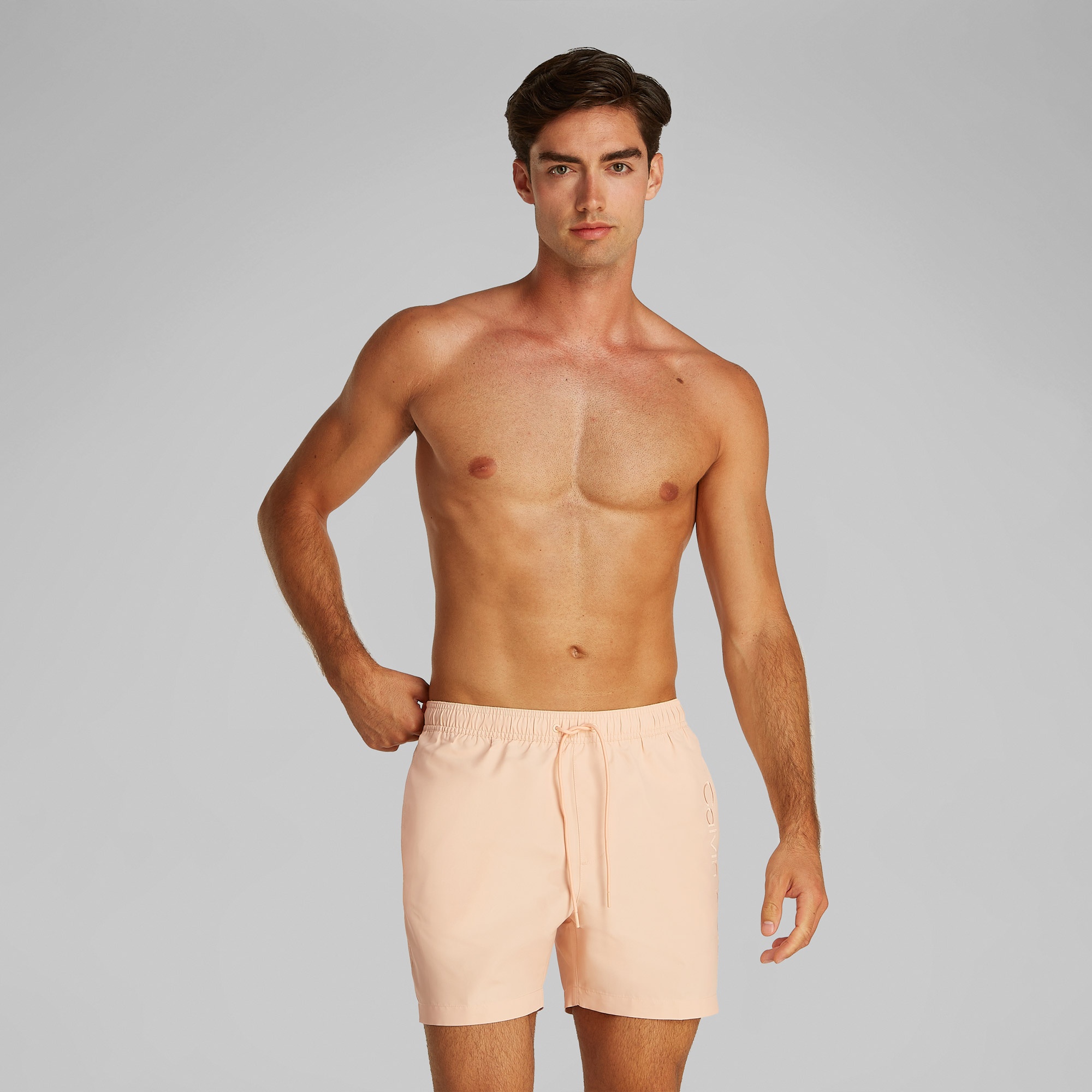 Calvin Klein Medium Drawstring Erkek Pembe Mayo