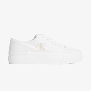  Calvin Klein Vulcanic Flatform Low Kadın Beyaz Sneaker