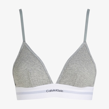  Calvin Klein Unlined Üçgen Kadın Gri Sütyen