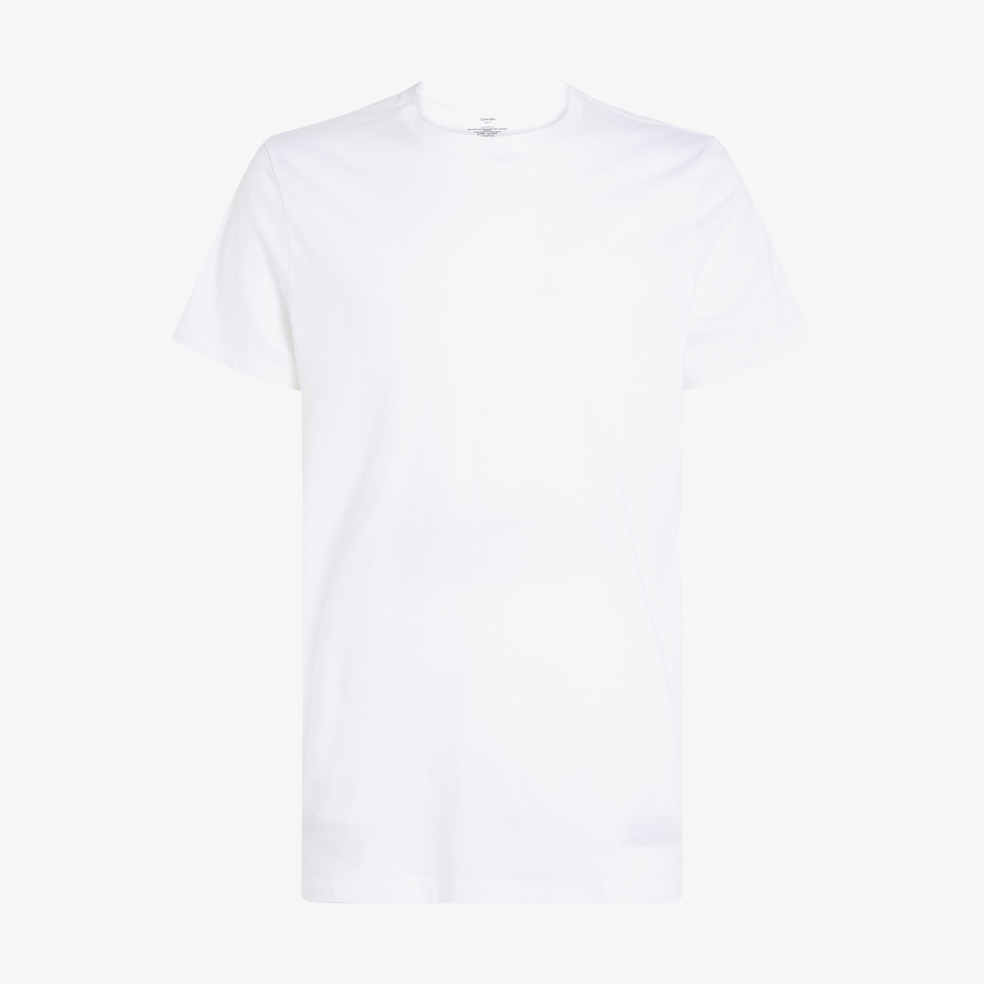 Calvin Klein Crew 3'lü Erkek Beyaz T-Shirt