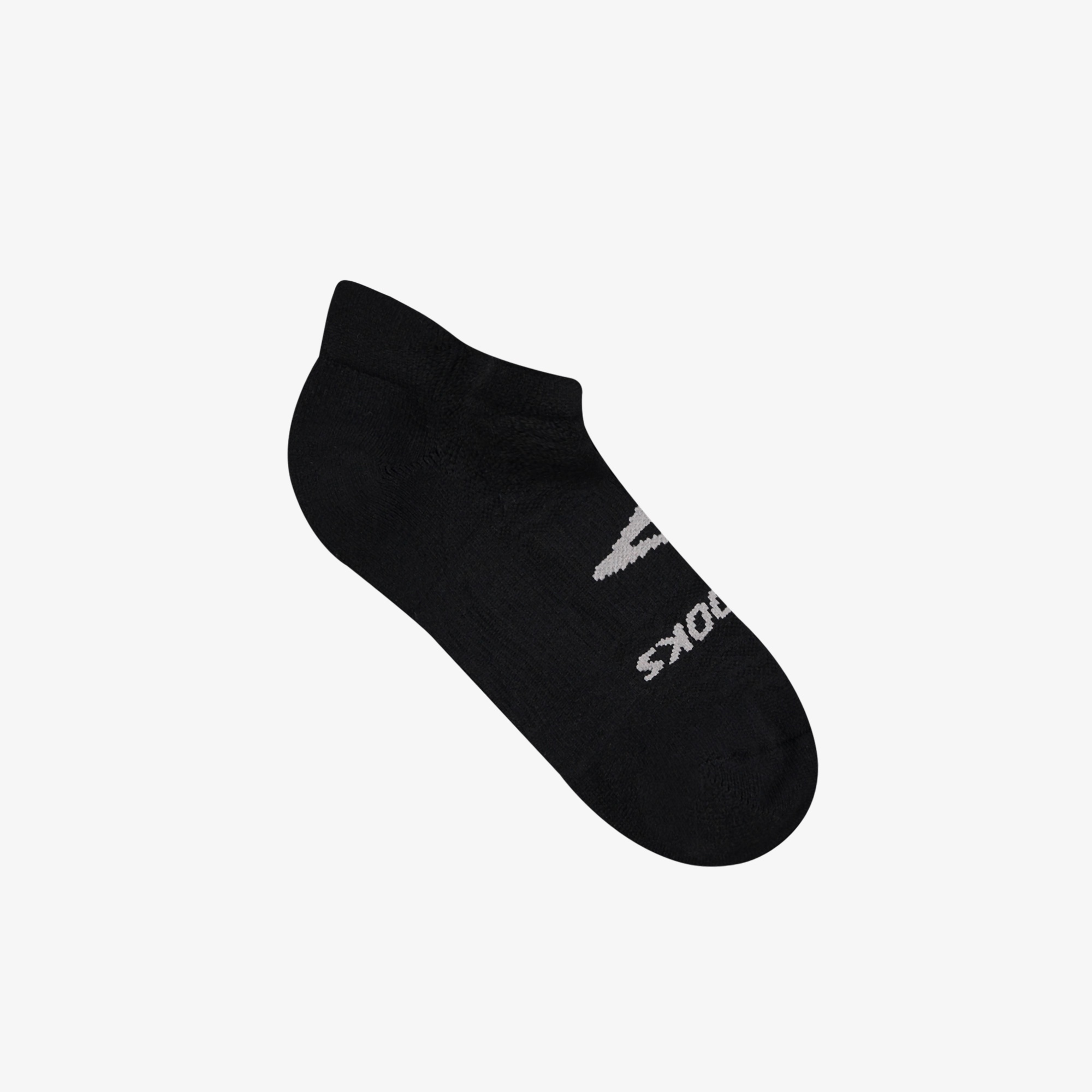 Brooks Run-In No Show 3lü Unisex Siyah Koşu Çorabı