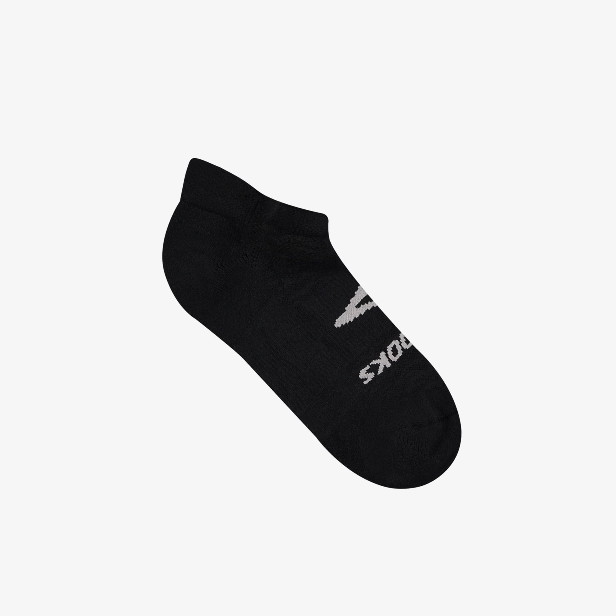  Brooks Run-In No Show 3lü Unisex Siyah Koşu Çorabı