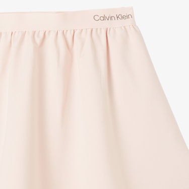  Calvin Klein Punto Logo Flare Çocuk Pembe Etek