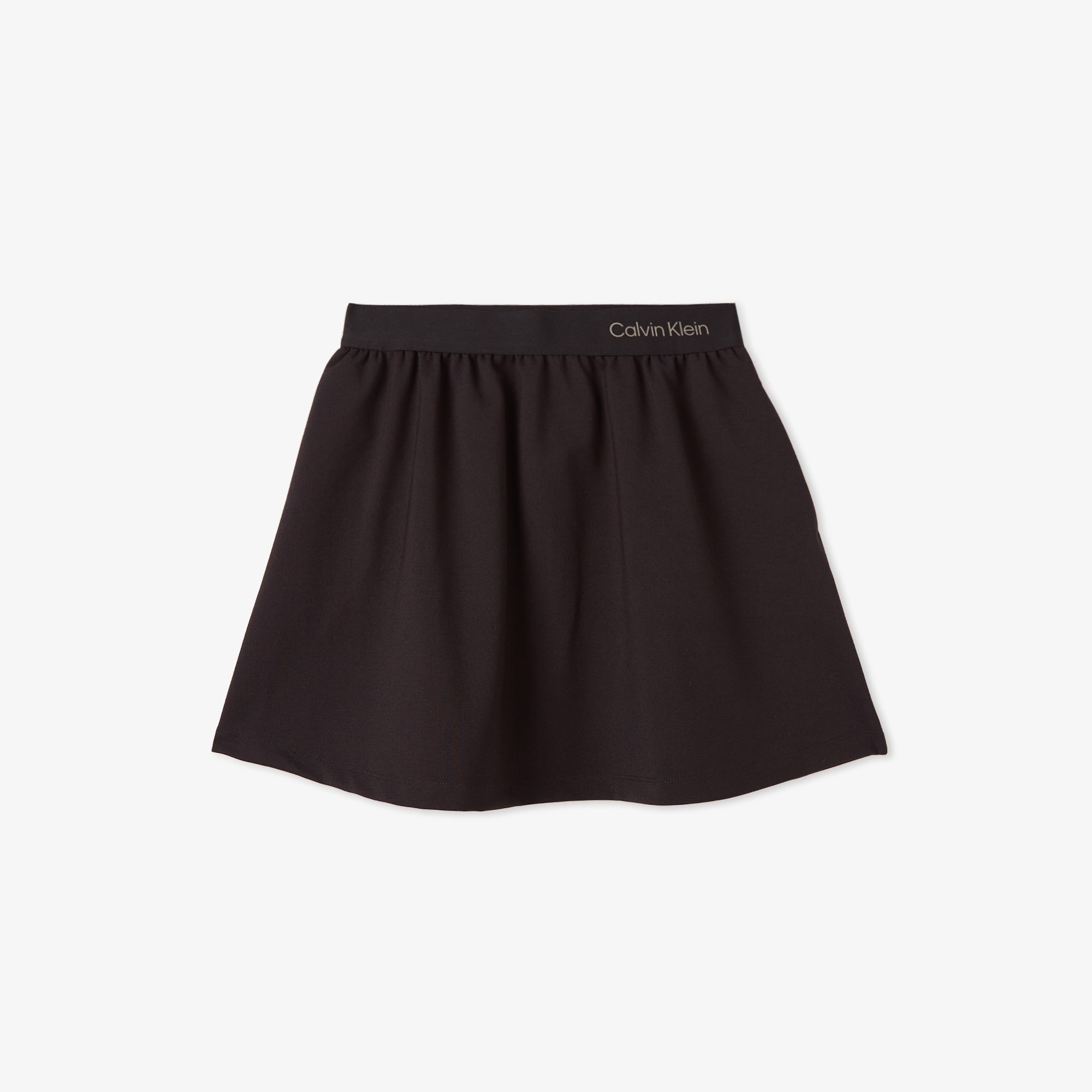 Calvin Klein Punto Logo Flare Çocuk Siyah Etek