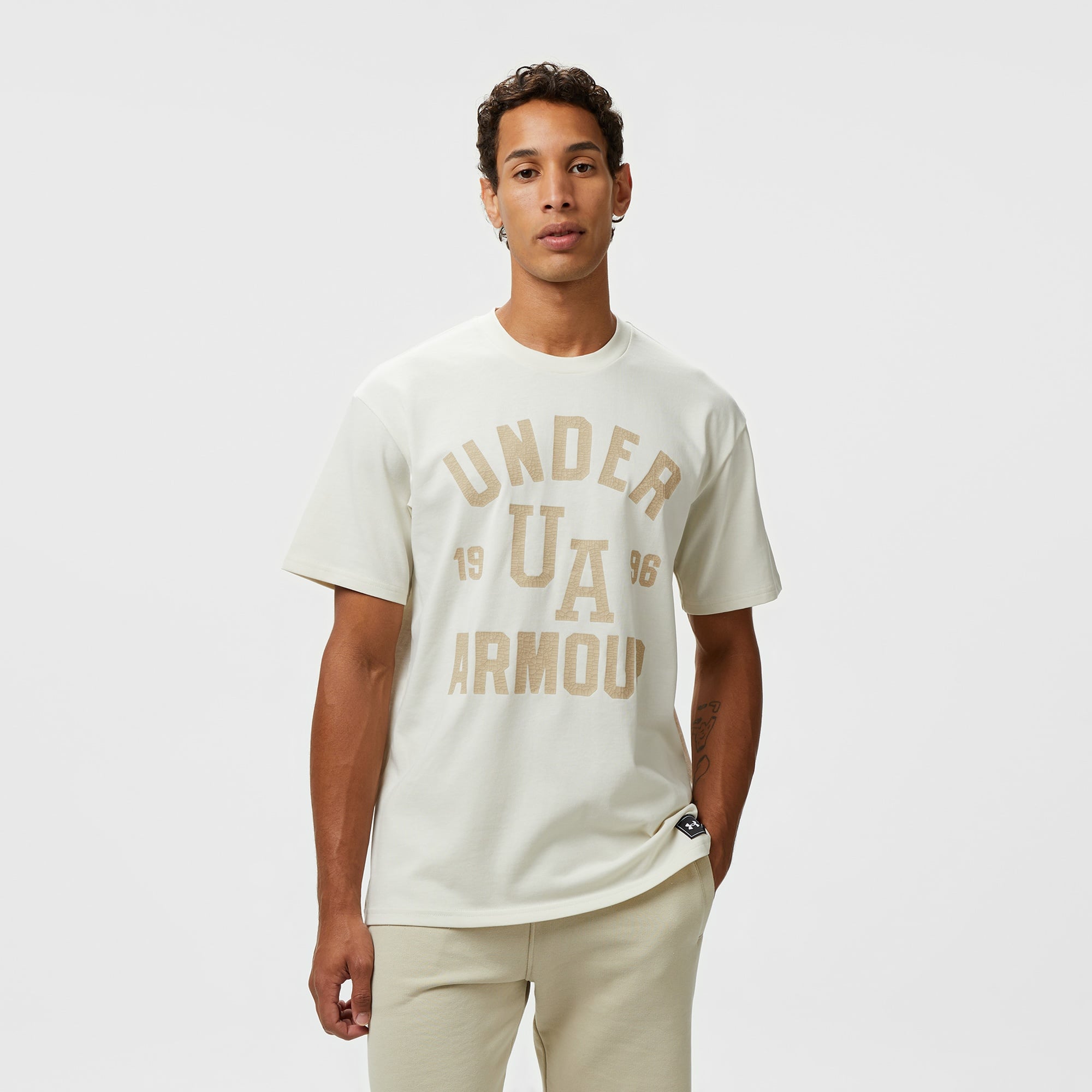 Under Armour Ua M Hw Varsity Os Ss Erkek Gri T-Shirt