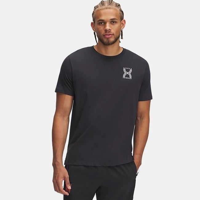  Under Armour Run 96 Sleeve Erkek Gri Koşu T-Shirt