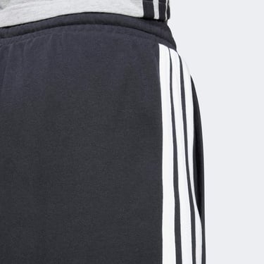  adidas Essential 3 Stripes French Terry Erkek Siyah Şort