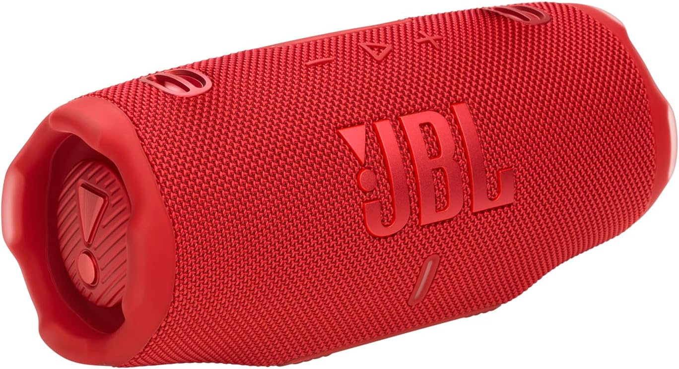  JBL Charge6 Bluetooth Hoparlör, IP67, Kırmızı