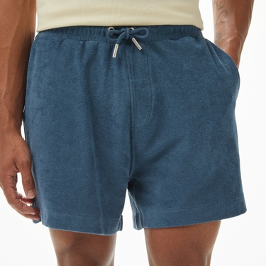  Calvin Klein Towelling Erkek Mavi Şort