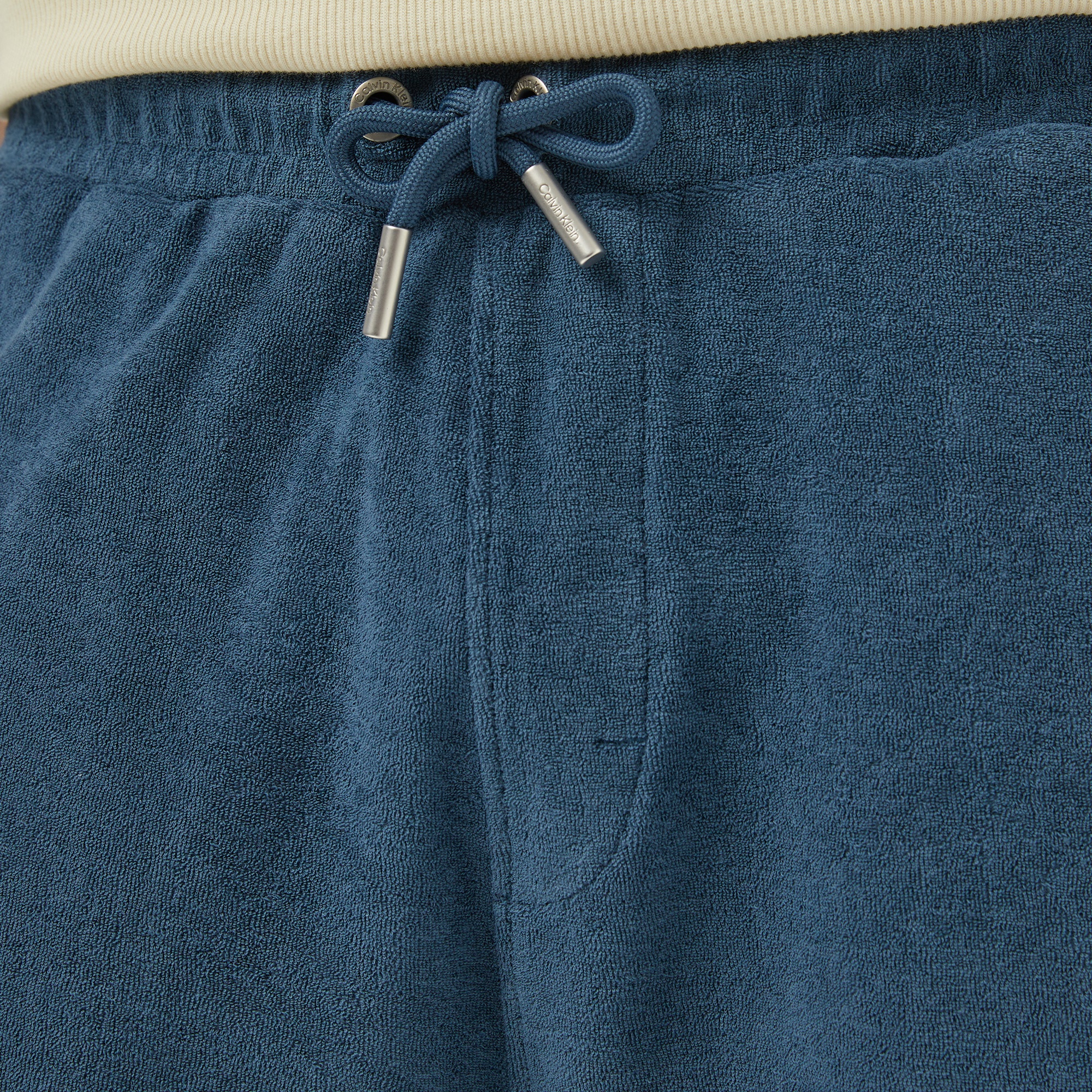 Calvin Klein Towelling Erkek Mavi Şort