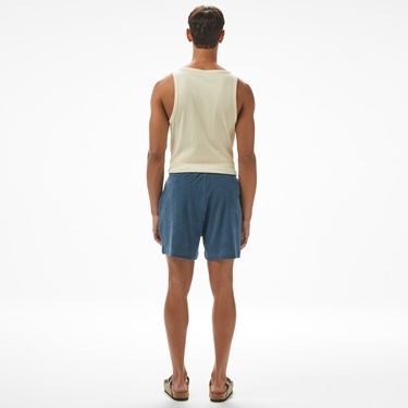  Calvin Klein Towelling Erkek Mavi Şort