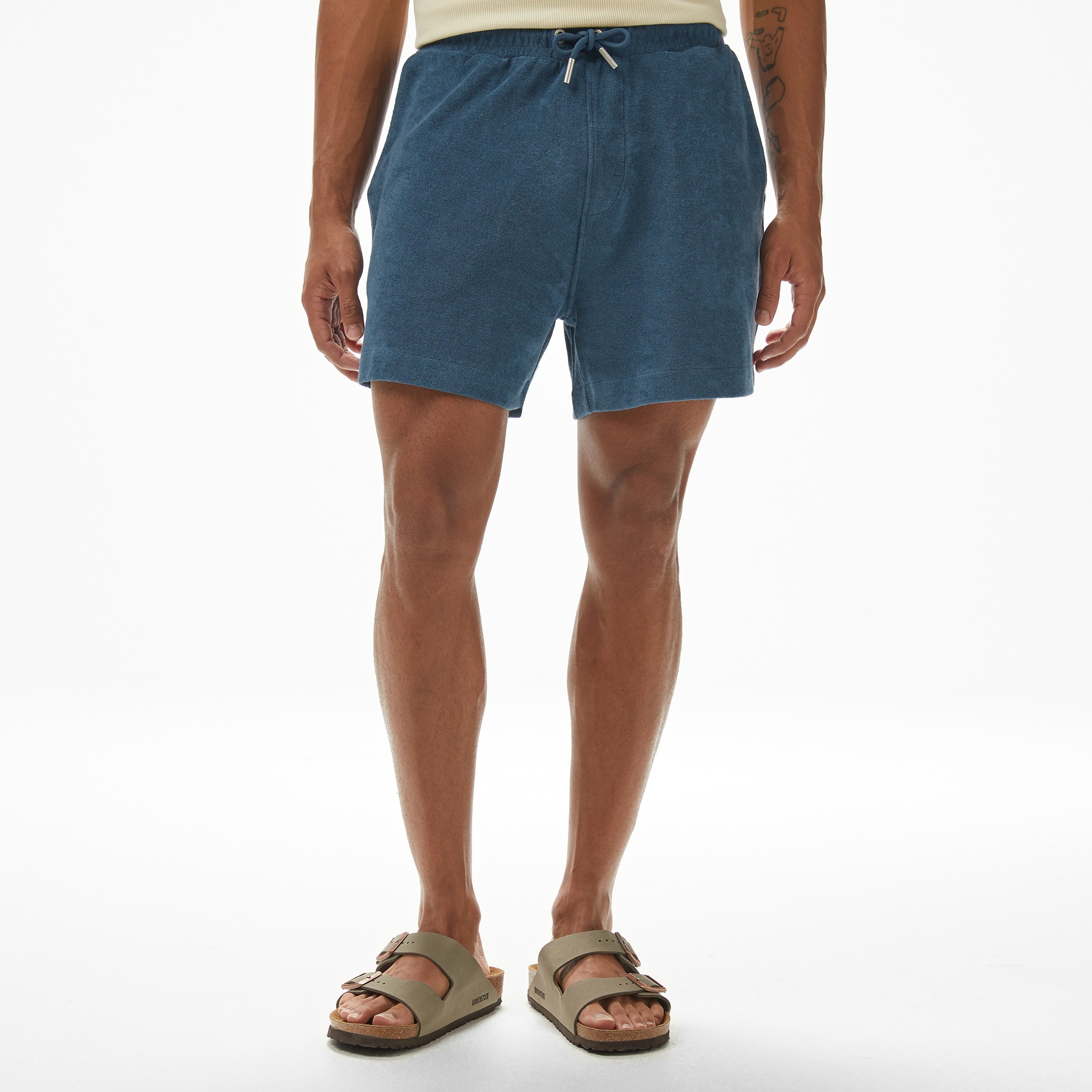 Calvin Klein Towelling Erkek Mavi Şort