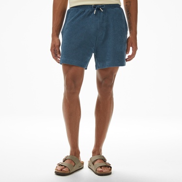  Calvin Klein Towelling Erkek Mavi Şort