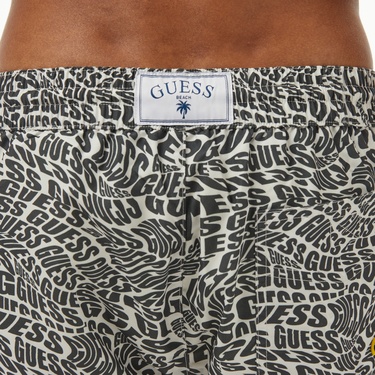  Guess Erkek Siyah Deniz Şortu