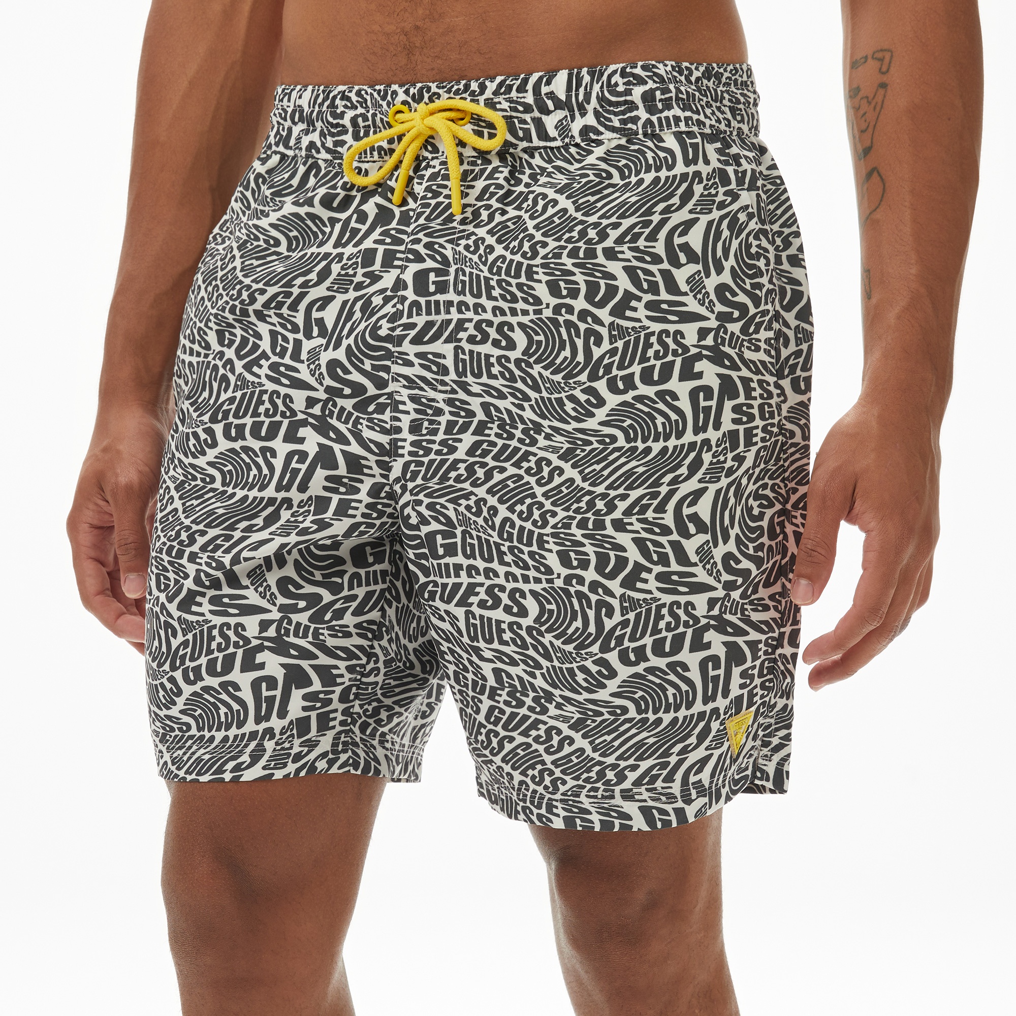 Guess Erkek Siyah Deniz Şortu