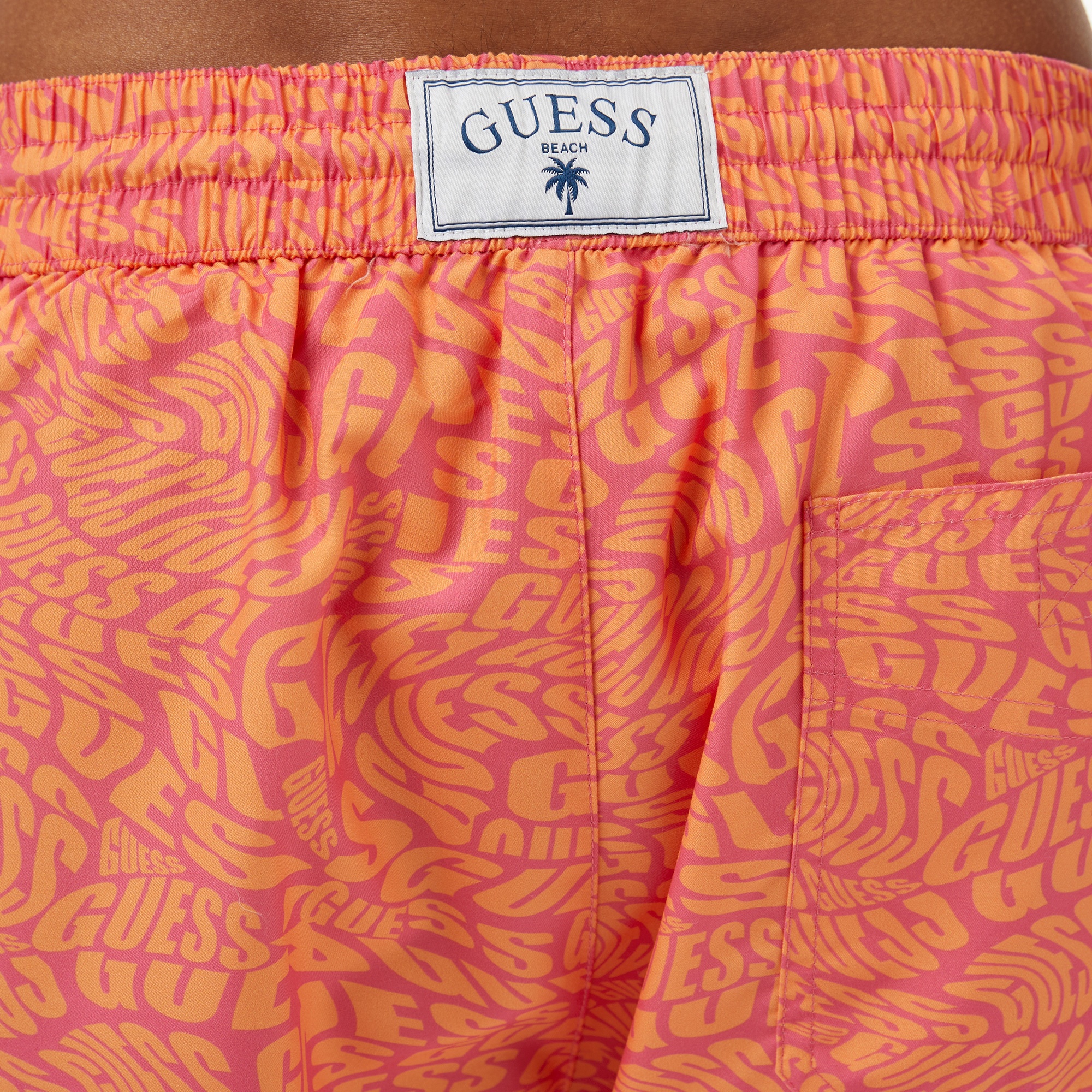 Guess Erkek Turuncu Deniz Şortu