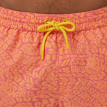  Guess Erkek Turuncu Deniz Şortu