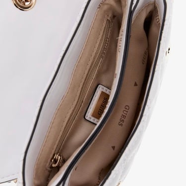  Guess Spark Mini Kadın Beyaz El Çantası