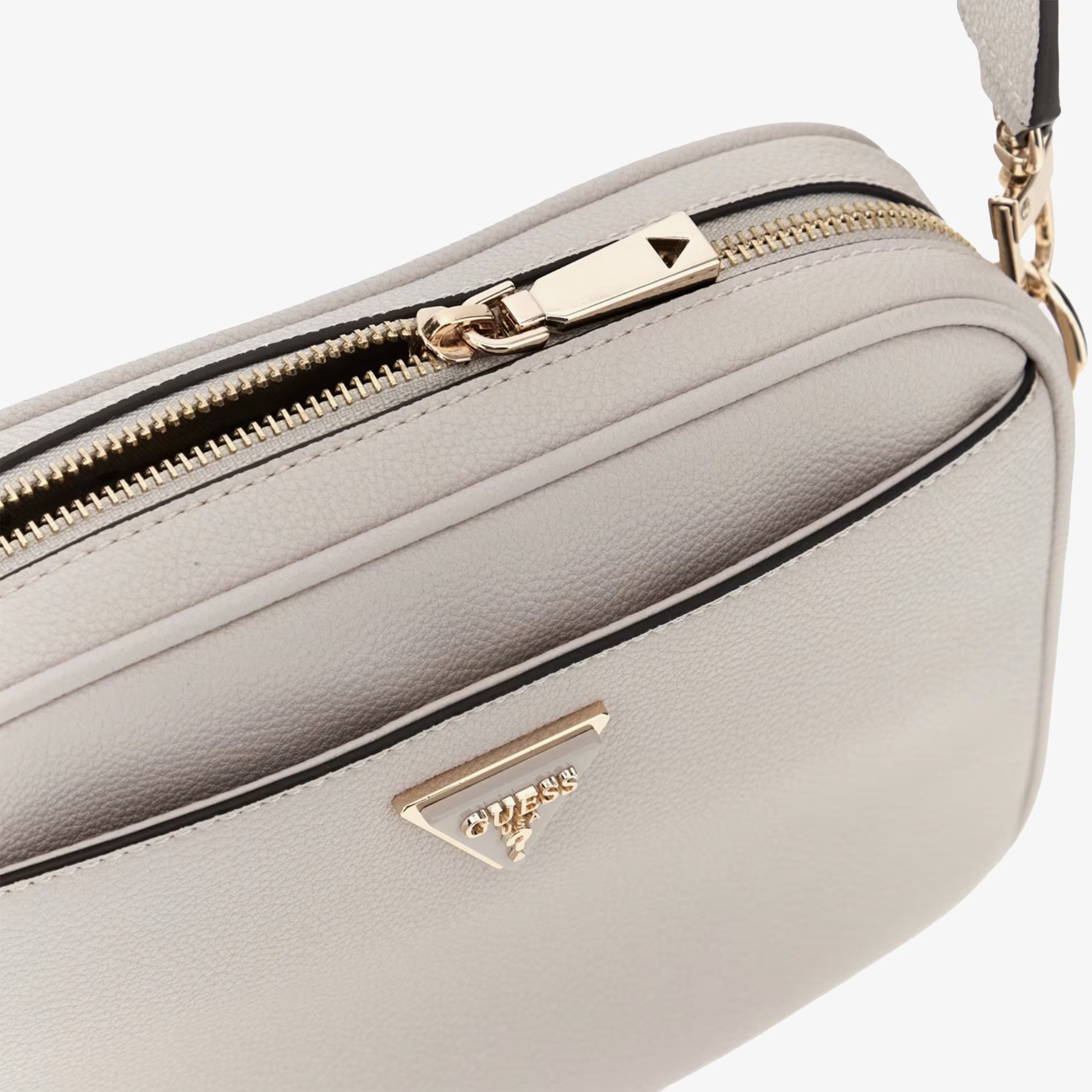 Guess Emiliya Girlfriend S Heritage Pop Cnvrtbl Camera Kadın Krem Çapraz Çanta