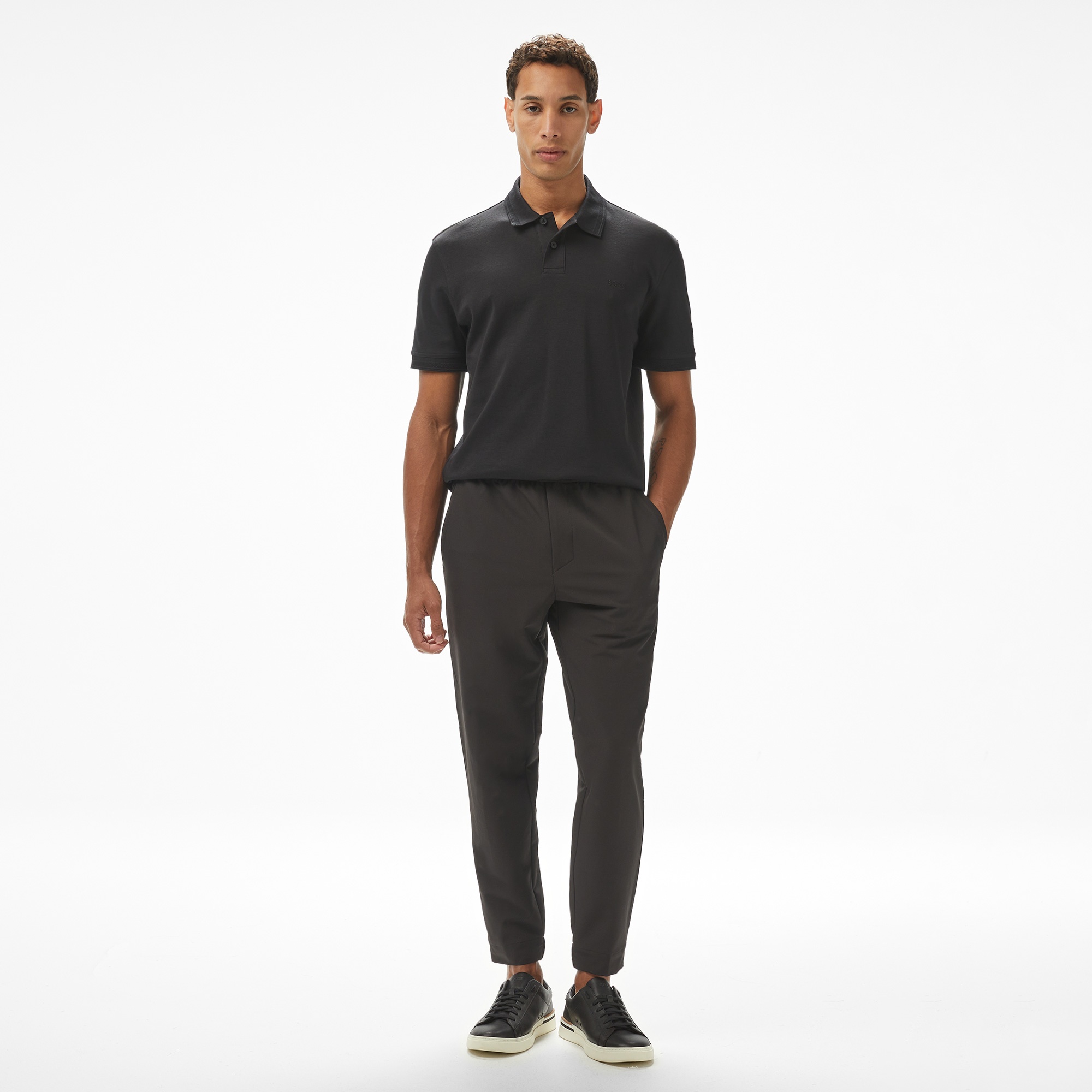 Boss Erkek Siyah Polo