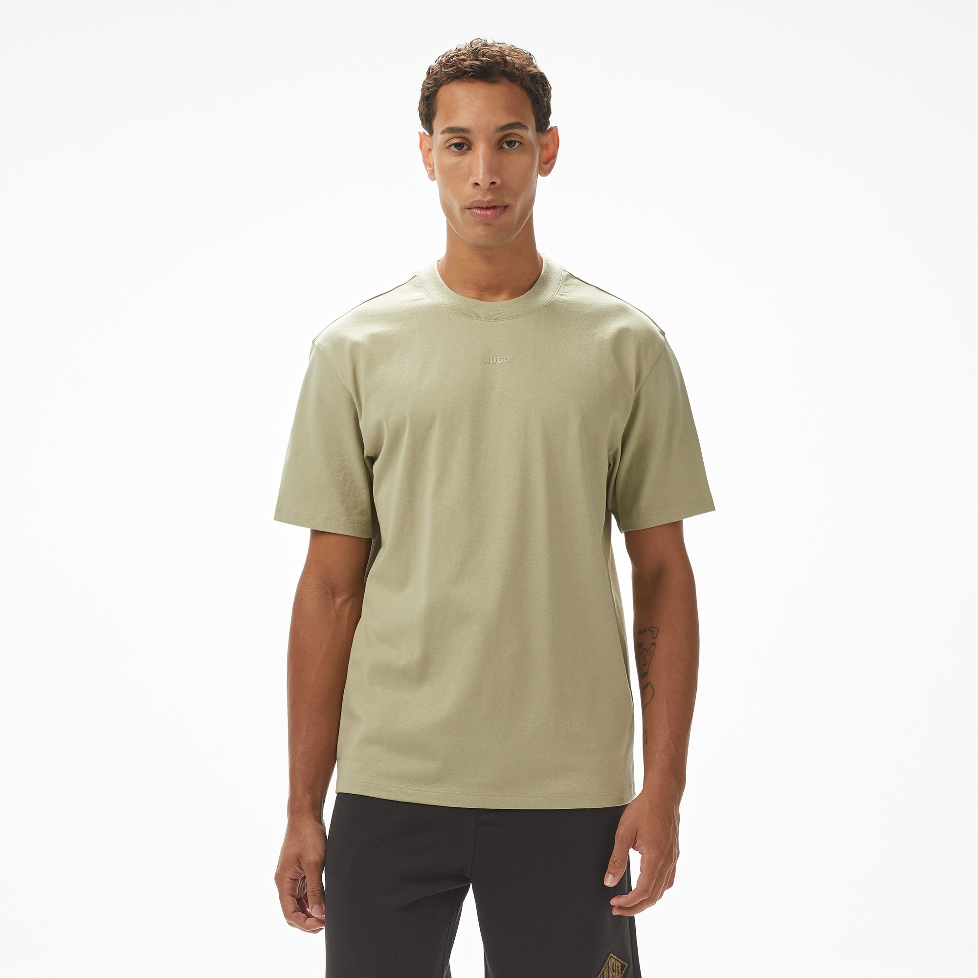 Hugo Dapolino Erkek Yeşil T-Shirt