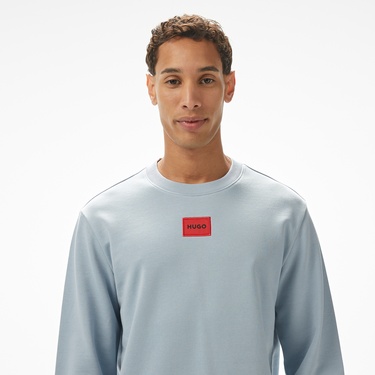  Hugo Diragol 212 Erkek Mavi Sweatshirt