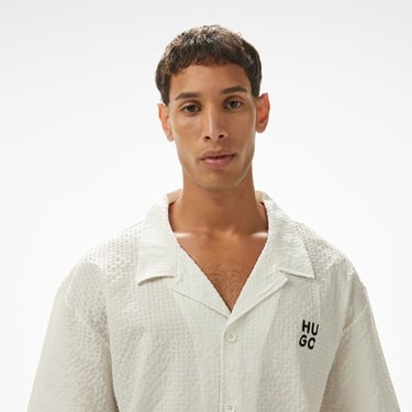  Hugo Chaffle Erkek Beyaz Gömlek