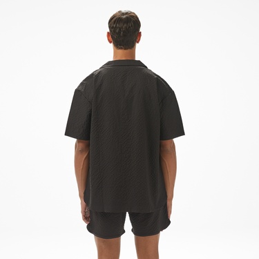  Hugo Chaffle Erkek Siyah Gömlek