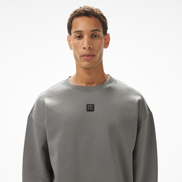  Hugo Dettil Erkek Gri Sweatshirt